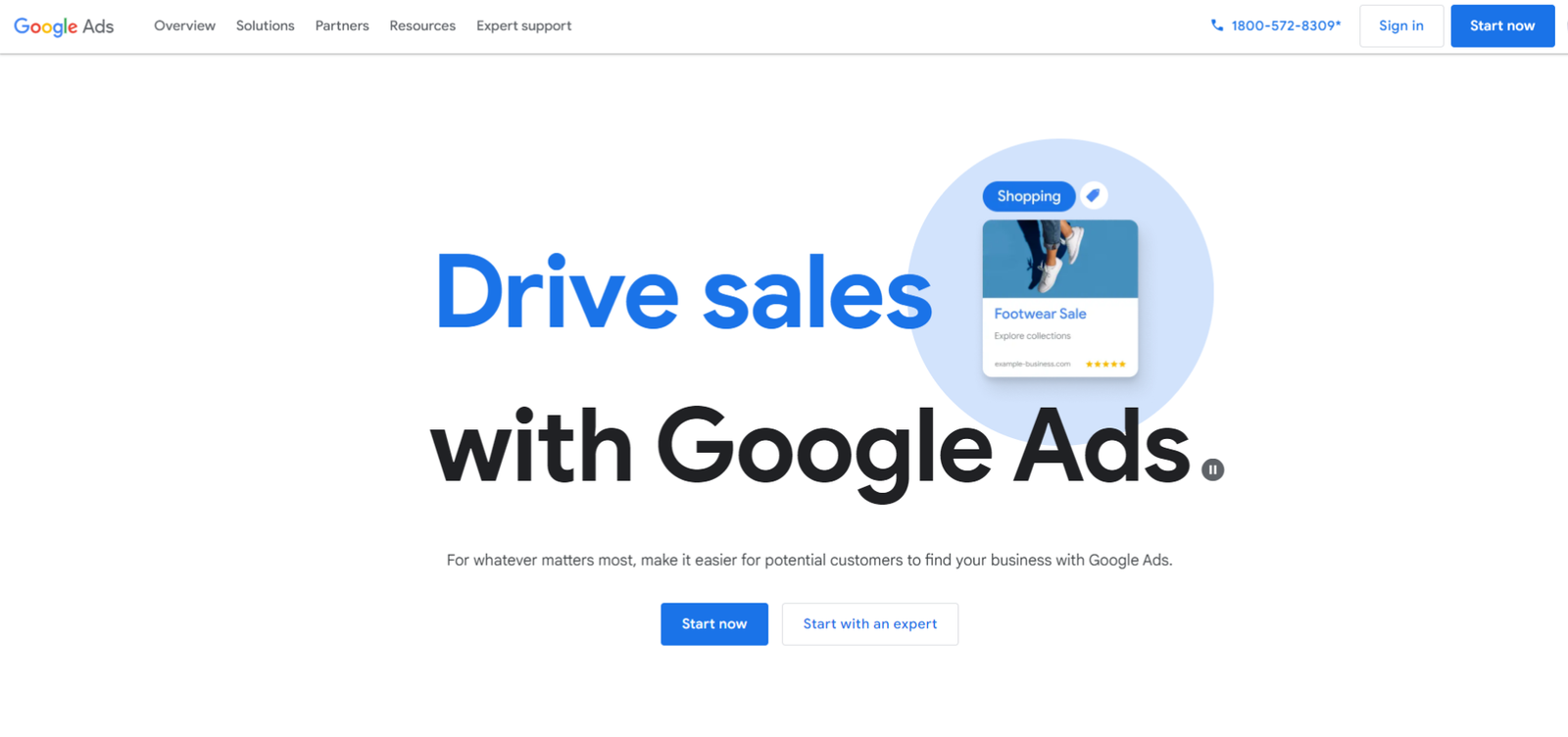 drive sales with google ads