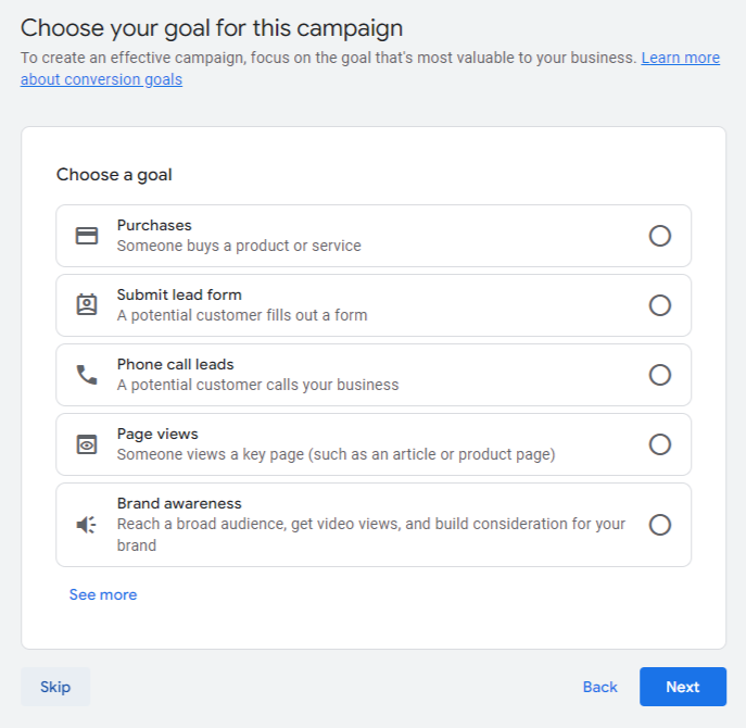 Define Campaign Goals and Budget