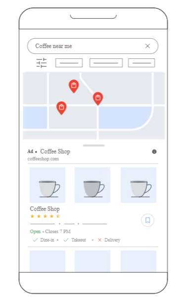 What are local search ads