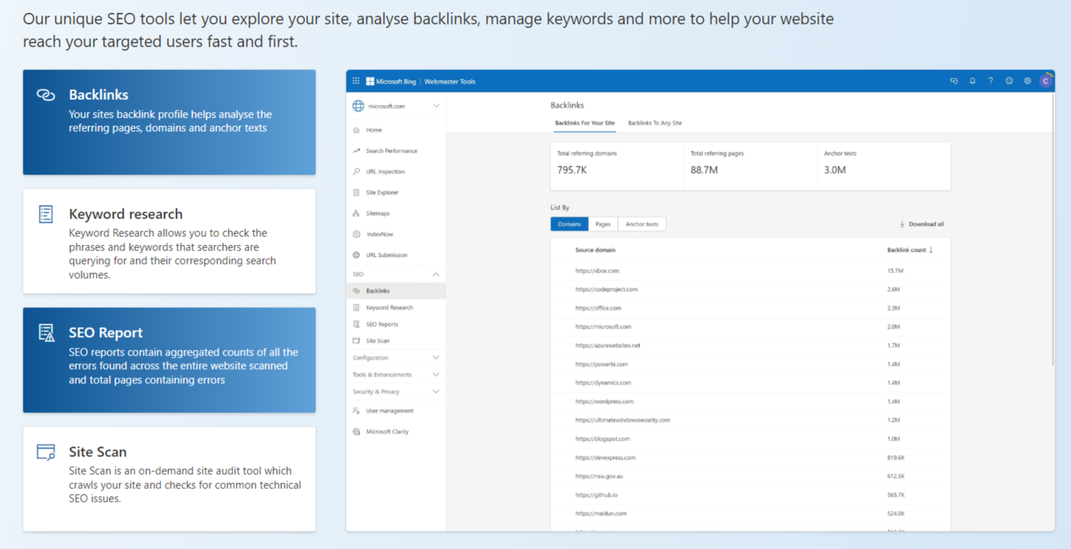 How To Use Bing Webmaster Tools